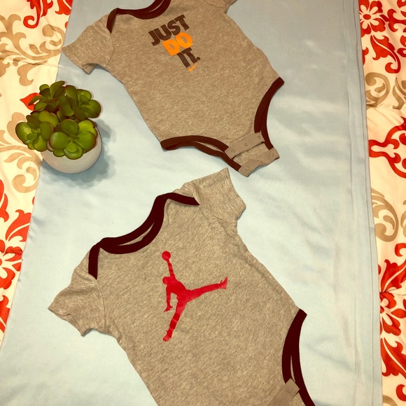 Double Nike Bodysuits/Onesies - Picture 1 of 4